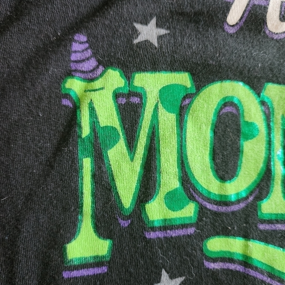 "This Grandma Loves Her Little Monsters" Black Halloween T-Shirt Women's XL Plus - Picture 4 of 6